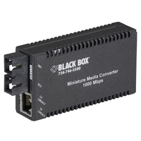 MultiPower Miniature Gigabit Ethernet (1000-Mbps) Media Converter - 1000-Mbps Copper to 1000-Mbps Multimode Fiber
